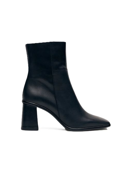 West Vintage Total Black Leather Ankle Boots Alohas | BTWCP1-54WEST TOTAL BLACK